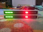 DIY KIT 24 LED stereo VU meter SGX-12 BA6822S - 8GREEN - 4RED