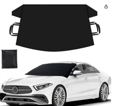 EcoNour Windshield Cover For Snow Frost - Medium