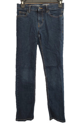 Arizona Jean Co. Advance Flex 360 Girls Size 12 Regular Dark Wash Straight Jeans