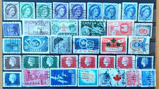 Kanada 36 Marken gest. aus 1954-1964 Michelwert 15,80 €