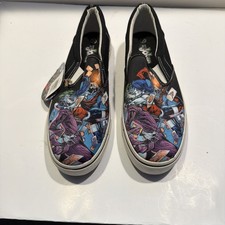 Zapatos sin cordones DC Comics The Joker y Harley Quinn besándose Batman 11/12