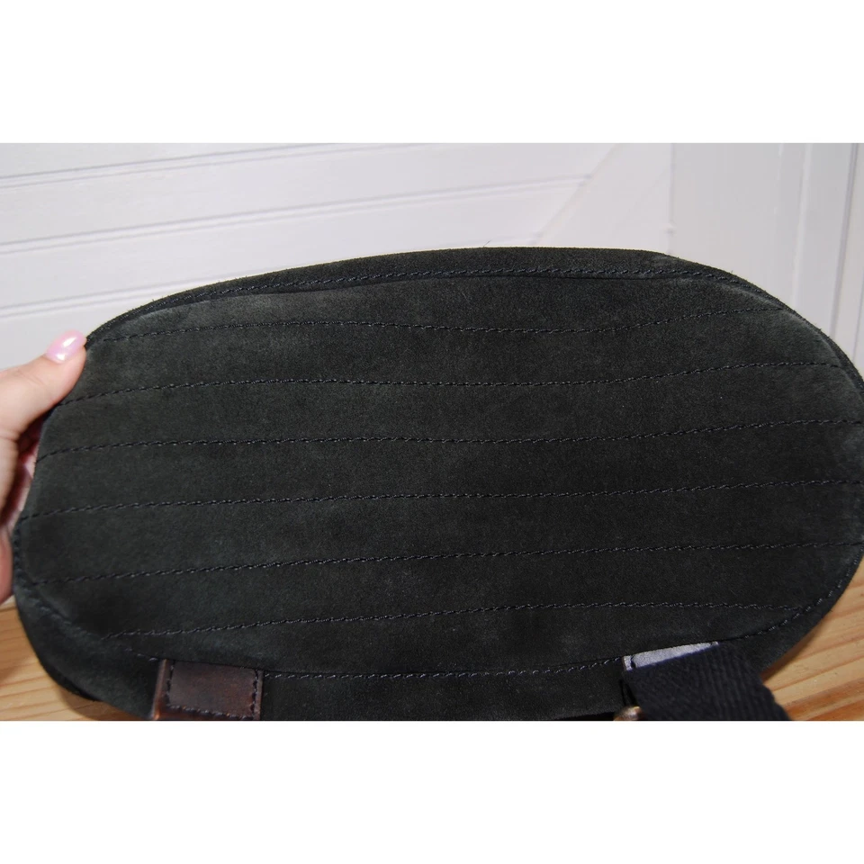 Lucky Brand на шнурке рюкзак сумочка холст кожи замши ведро сумка с короткими ручками - Изображение 4 из 4