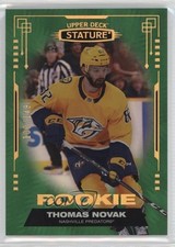 2021-22 Upper Deck Stature Rookies Green /149 Thomas Novak #159 02l6