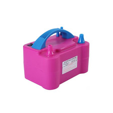 Pompa Elettrica per Palloncini Pompa Di Gonfiaggio Portatile AC Doppio Ugello Go