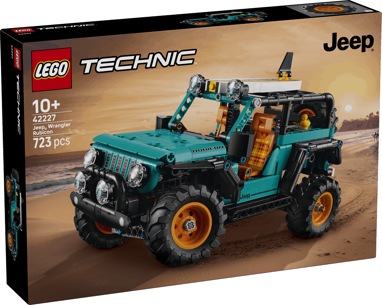 Lego Technic Jeep Wrangler Rubicon Suv Car Toy 42227 - Image 3