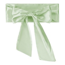1 Pcs Satin Sash Belt Wedding Party Bridal Blank Satin Waist Belts Light Green