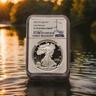 2022 W Proof American Silver Eagle Early Releases 1oz Silver Coin NGC PF 70 UC