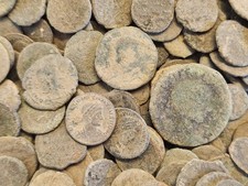 Lots Of 10! Muddy Uncleaned Ancient Roman Balkan Coins! Nice Crusty Dirt! LRBC!