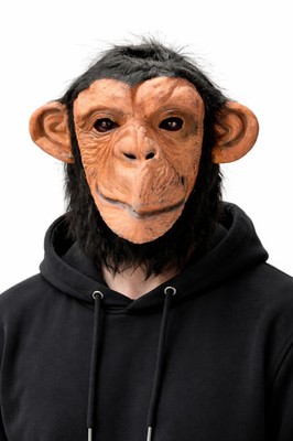 Realistische Affe Gesichtsmaske Buchwoche Vollkopfmasken Zoo Kostüm Party Zubehör