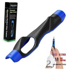 Golf Grip Trainer for Right-Handed Swing Training Aid for Gifts Blue