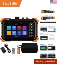 Singlemode OTDR Fiber Optic Tester, 1310/1550nm 26/24dB 4'' Touchscreen OTDR ...