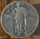 1927 Standing Liberty Quarter Silver U.S. Coin