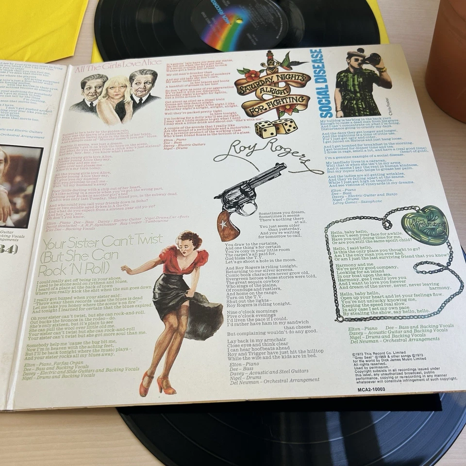 Elton John Goodbye Yellow Brick Road 1973 1st US Press Complete W/Sleeves! Foto 2 de 4