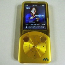 SONY Walkman NW-S755 16GB yellow digital media player USED working ENGLISH Menu