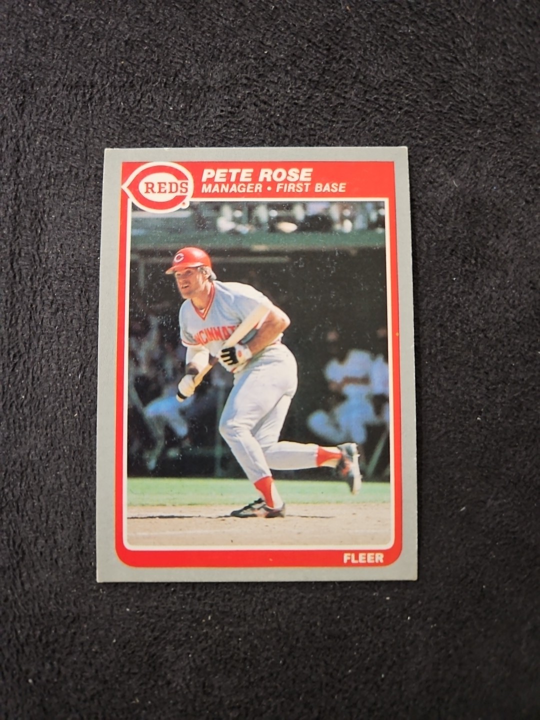 ⚾1985 Fleer #550 Pete Rose⚾EX⚾