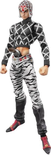 F JoJo's Bizarre Adventure Super Action Statue Figure Guido Mista Ver.Black SAS