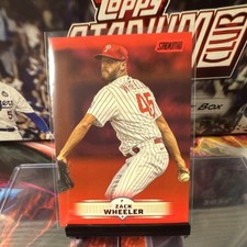 Topps Stadium Club Zack Wheeler Philadelphia Phillies Red #114 2025