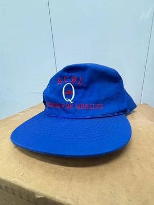 Vintage ACBL 'Pushing For Quality' Snapback Rope Trucker Hat - Image 1 of 3