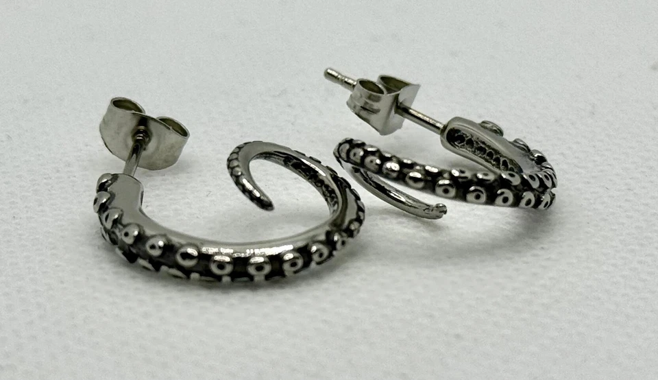 Pendientes Góticos - Diseño Boho Punk Sepia Foto 2 de 4