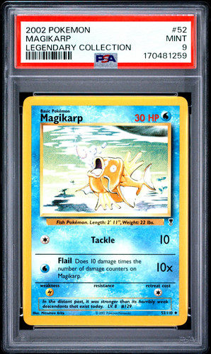Magikarp graded PSA 9 for sale on eBay