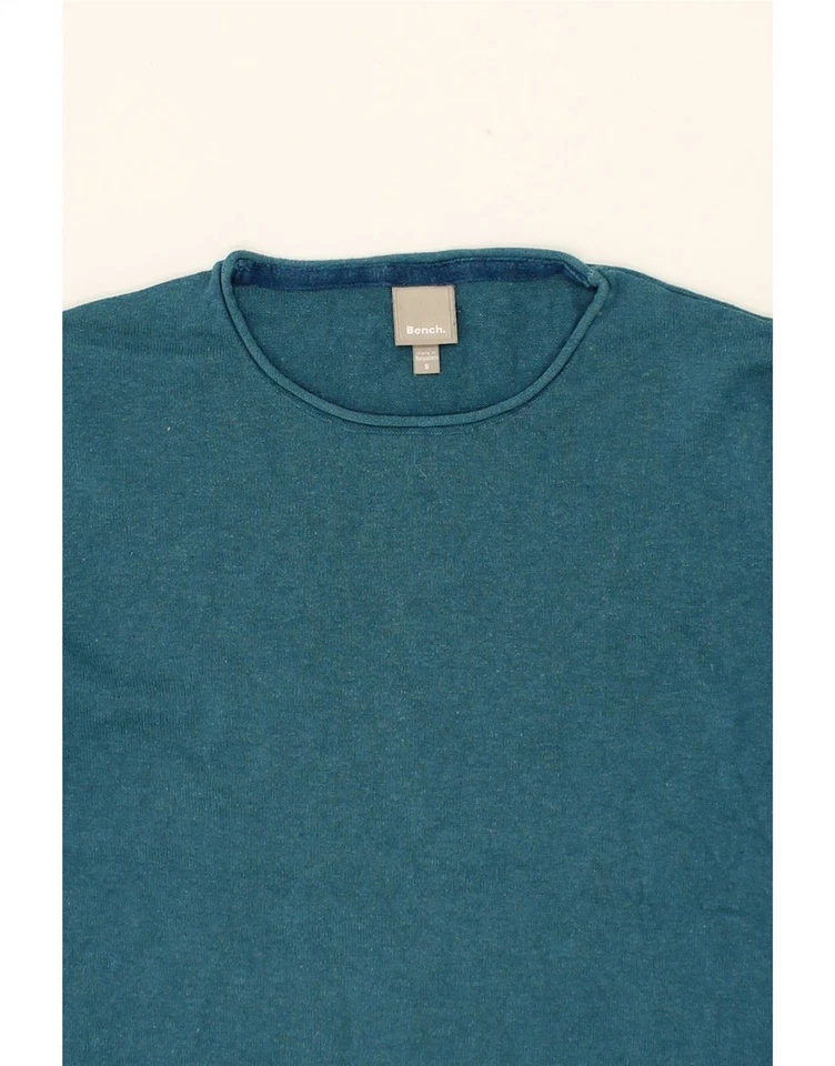 Suéter Jersey Cuello Barco Mujer BENCH UK 10 Pequeño Azul Algodón TN06 Foto 3 de 3