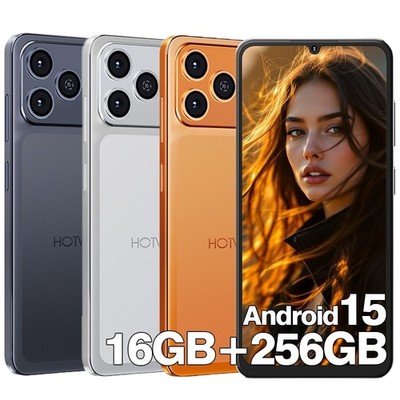 Smartphone HOTWAV A17 Pro Max Android 15 256GB 5160mAh Dual SIM 4G Handy 6.75''