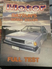 #4 Modern Motor Car Magazine 1981 June Datsun Bluebird Full Test