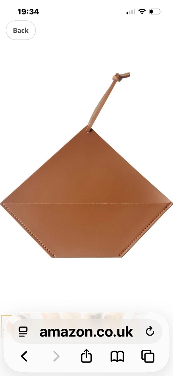 Nuevo Soporte de filtro de cono de café de cuero PU Bolsa de almacenamiento Filtro de café Almacenamiento.