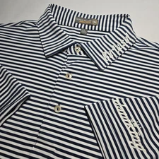 TOUR ISSUED PRO Men's L Peter Millar Summer Comfort Barbasol Janiking Golf Polo