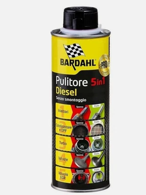 OEM QUALITY BARDAHL PULITORE 5 IN 1 DIESEL 500ml ADDITIVO AUTO VALVOLA EGR FILTRO DPF FAP