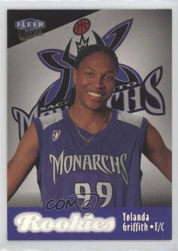 1999 Fleer Ultra WNBA Rookies Yolanda Griffith #106 Rookie RC HOF