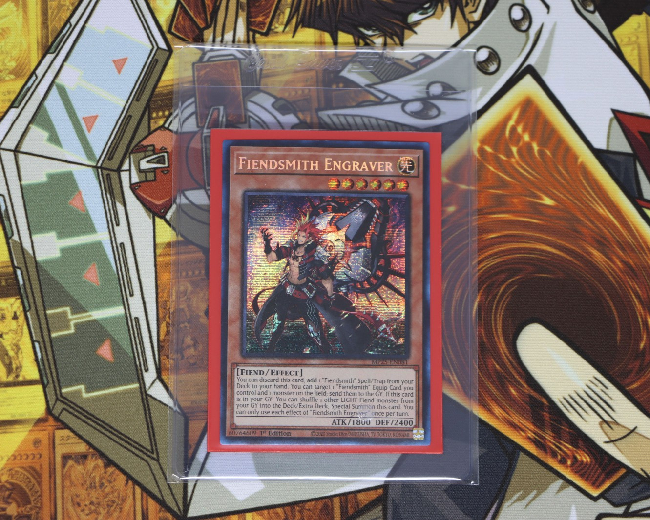 Fiendsmith Engraver MP25-EN081 YuGiOh 2025 Mega Pack Tin trading card — raw and PSA graded price guide