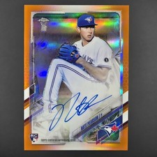 NATE PEARSON - 2021 Topps Chrome Ben Baller GOLD REFRACTOR ROOKIE AUTO /25