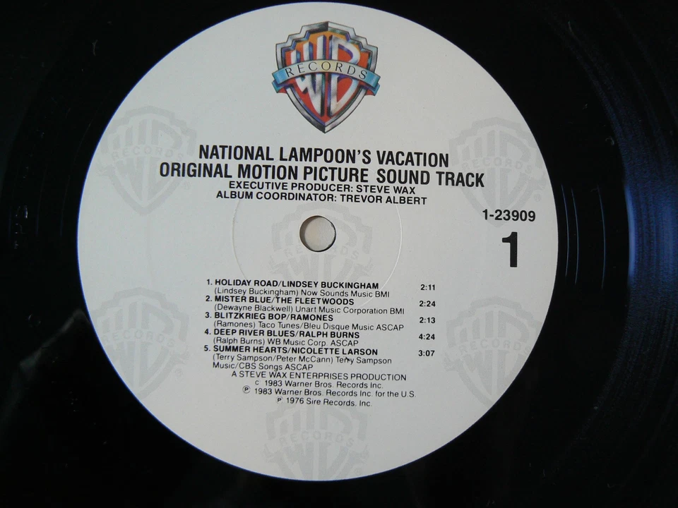 National Lampoon's Vacation - Motion Picture Sound Track - 1983 LP Record Vinyl - Image 4 of 4