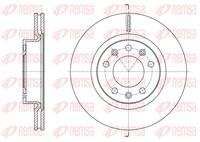 Remsa 2X Bremsscheibe Vorne Ø266Mm BelüFtet FüR Peugeot 308 SW II