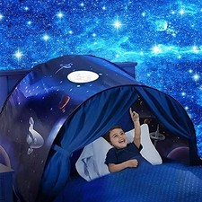 Kids Dream Tents Fancy Unicorn Space Foldable Tent Indoor Bed Pop Up Play House