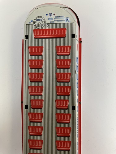 Vintage Germany Trans Europ Express Tin Bus Space Toy without lid - Bild 8 von 16