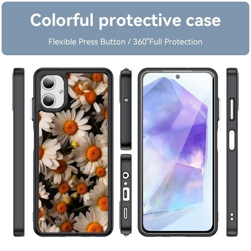 For iPhone SE4 16E 12 13 14 15 16 Pro Max Field Case pretty daisy flowers nature - Picture 18 of 25