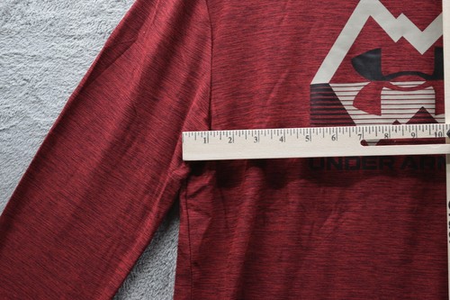 Under Armour Stature Logo Hoodie, Boy's, Cordova, Size YXL, New - Picture 6 of 12
