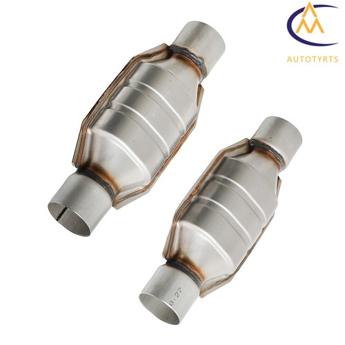 2×2.5" Universal Catalytic Converter 83166 For Chevy Silverado 1500 GMC OBD III - Bild 4 von 12