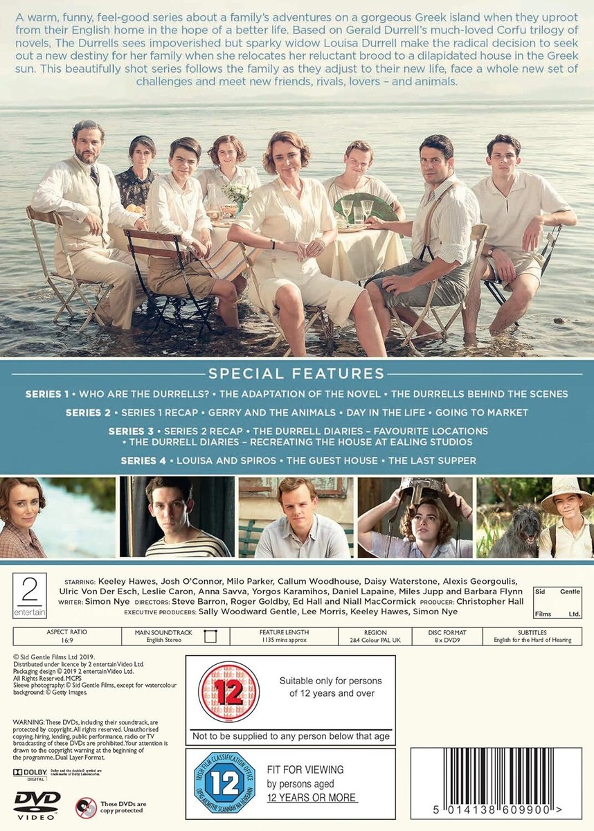 The Durrells Complete Collection [DVD] [2019] 5014138609900