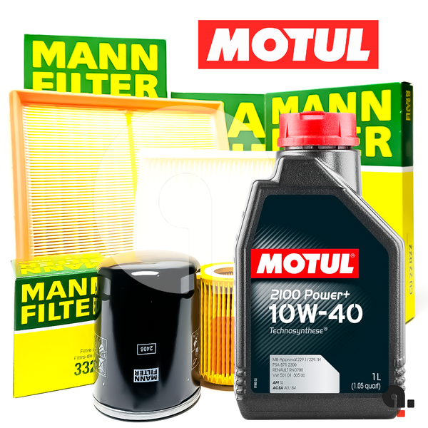Set Service Fiat 500 Panda Lancia Ypsilon 1.2 Benzin + 3LT ÖL Motul 10W40-image