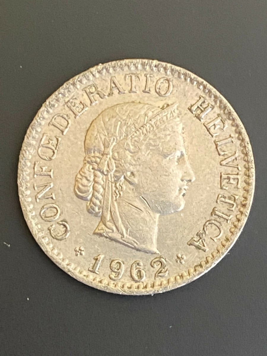 1962 Switzerland Confoederatio Helvetica 10 Rappen Coin | eBay