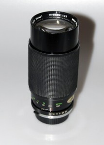Vivitar Series 1 70-210mm f/3.5 (Macro Focusing Zoom) for Olympus OM. #A8