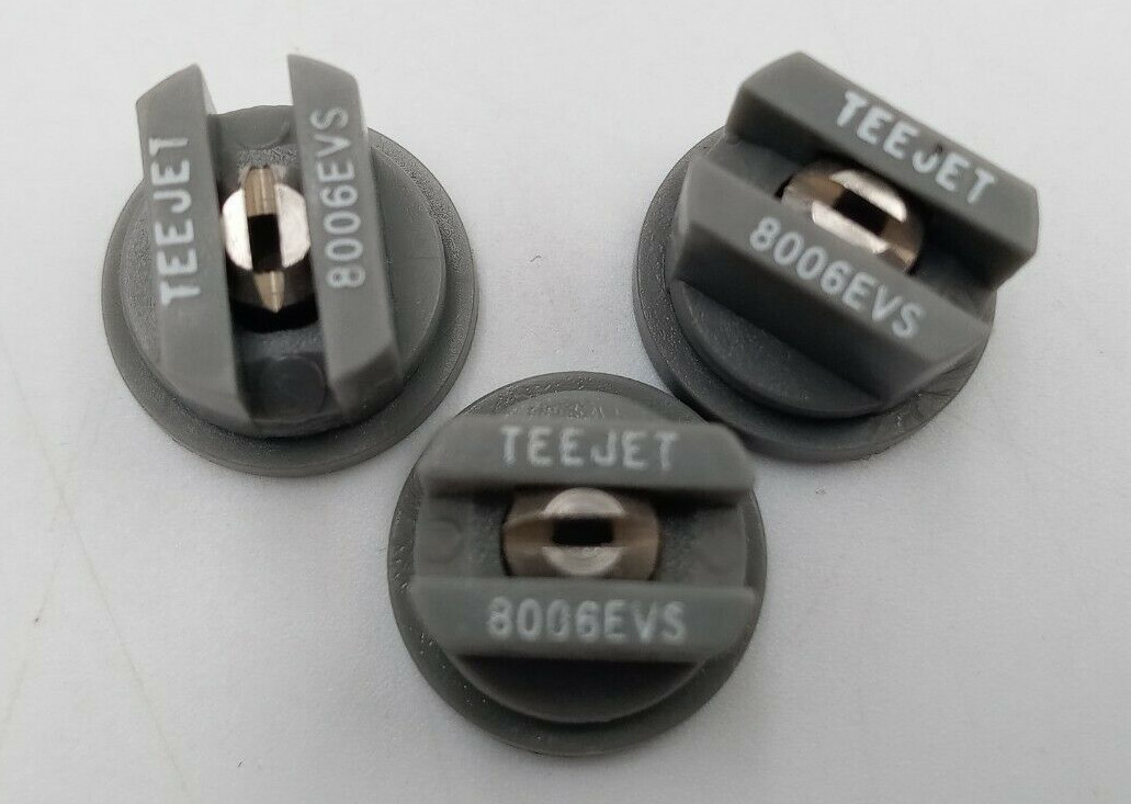 Lot of 3 Pcs - TeeJet Spray Tips Gray 8006EVS