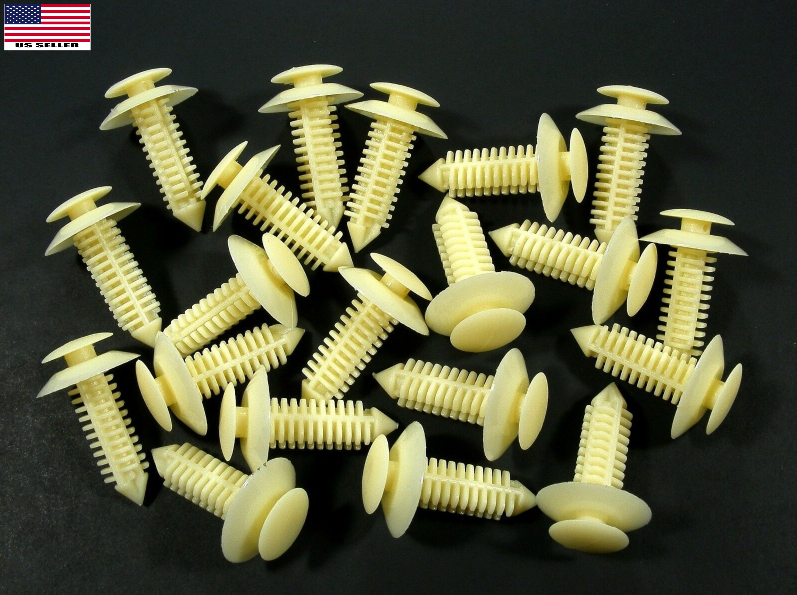 Jeep Door & Trim Panel Clips Fits 5/16" Hole 1" Long 20 clips eBay