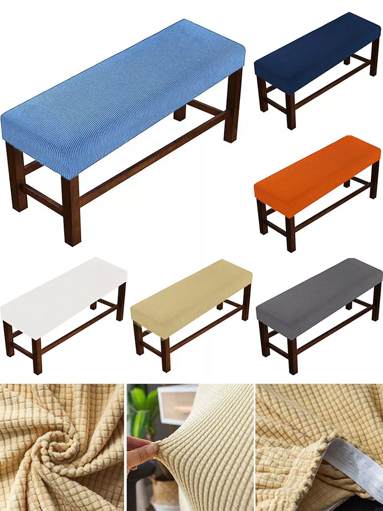 High Stretch Bench Cover Rectangle Dining Long Bench Cushion