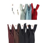 Invisible Zipper Element/Teeth Red Zipper Zippers