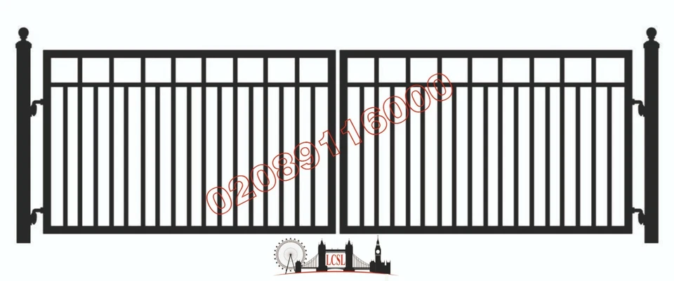 NEU SCHMIEDEEISEN EINFAHRTSTORE / METALLTORE / VORDERES EINFAHRTSTOR / TORE - Bild 4 von 4