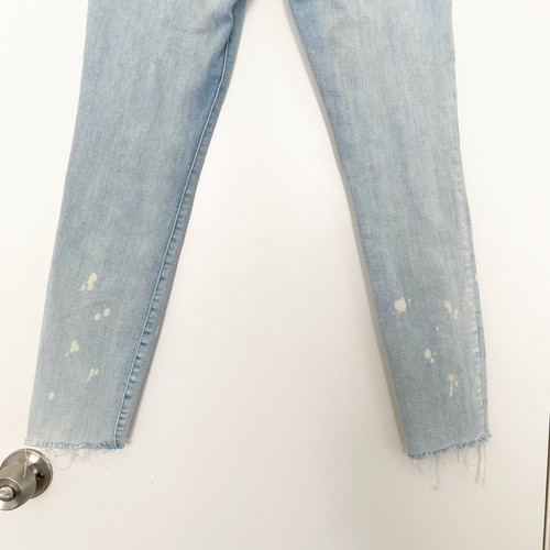 Pantalones de mezclilla Gap para mujer talla 6 28R tiro alto lavado claro blanqueado desgastado 28R - Imagen 8 de 11